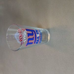 NY New York Giants Coors light drinking glass Promotional Bar Glassware Promo